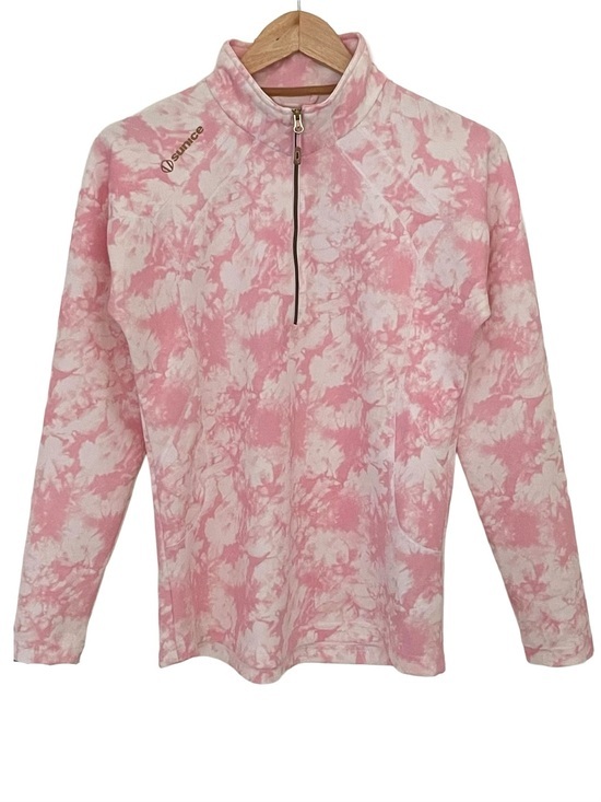 Sunice Tops - Sunice Ladies Megan SuperliteFX 1/4-Zip Pullover Orchid Pink Crushed Petal M